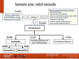 Výstupy z registru ČNHP za rok 2017 – hemofilie