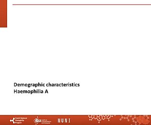 Výstupy z registru ČNHP za rok 2024 – hemofilie