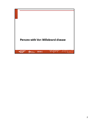 Výstupy z registru ČNHP za rok 2024 – von Willebrandova choroba